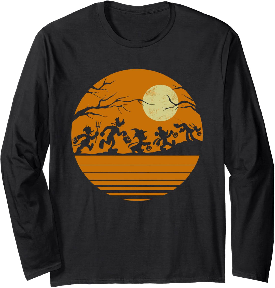 Disney Mickey Mouse and Friends Halloween Langarmshirt