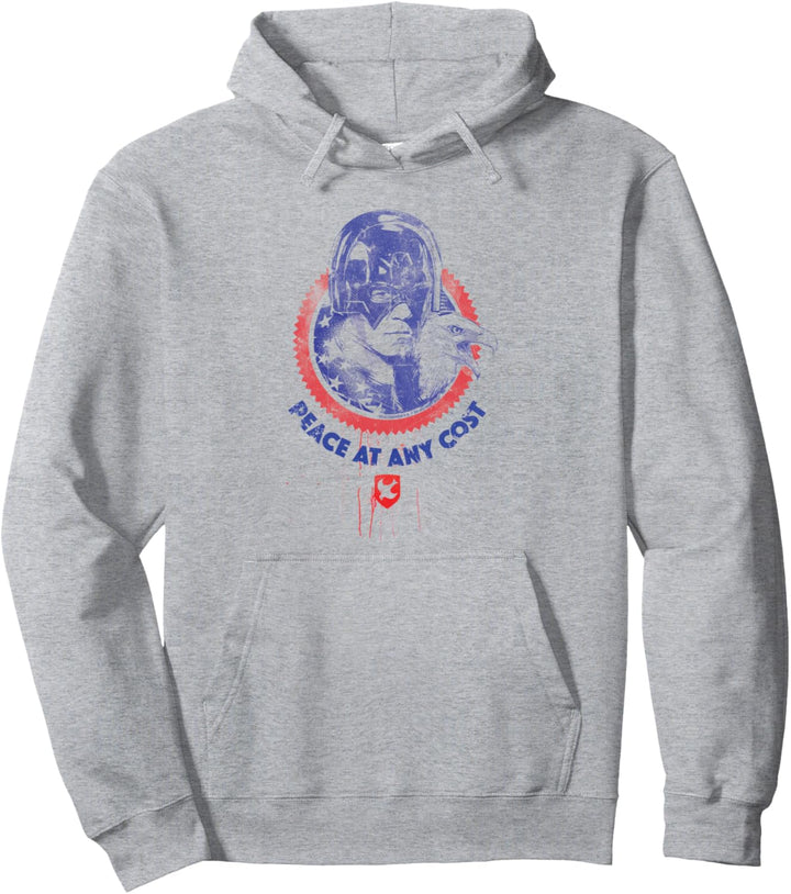 Peacemaker Peace At Any Cost Eagle Stamp Pullover Hoodie