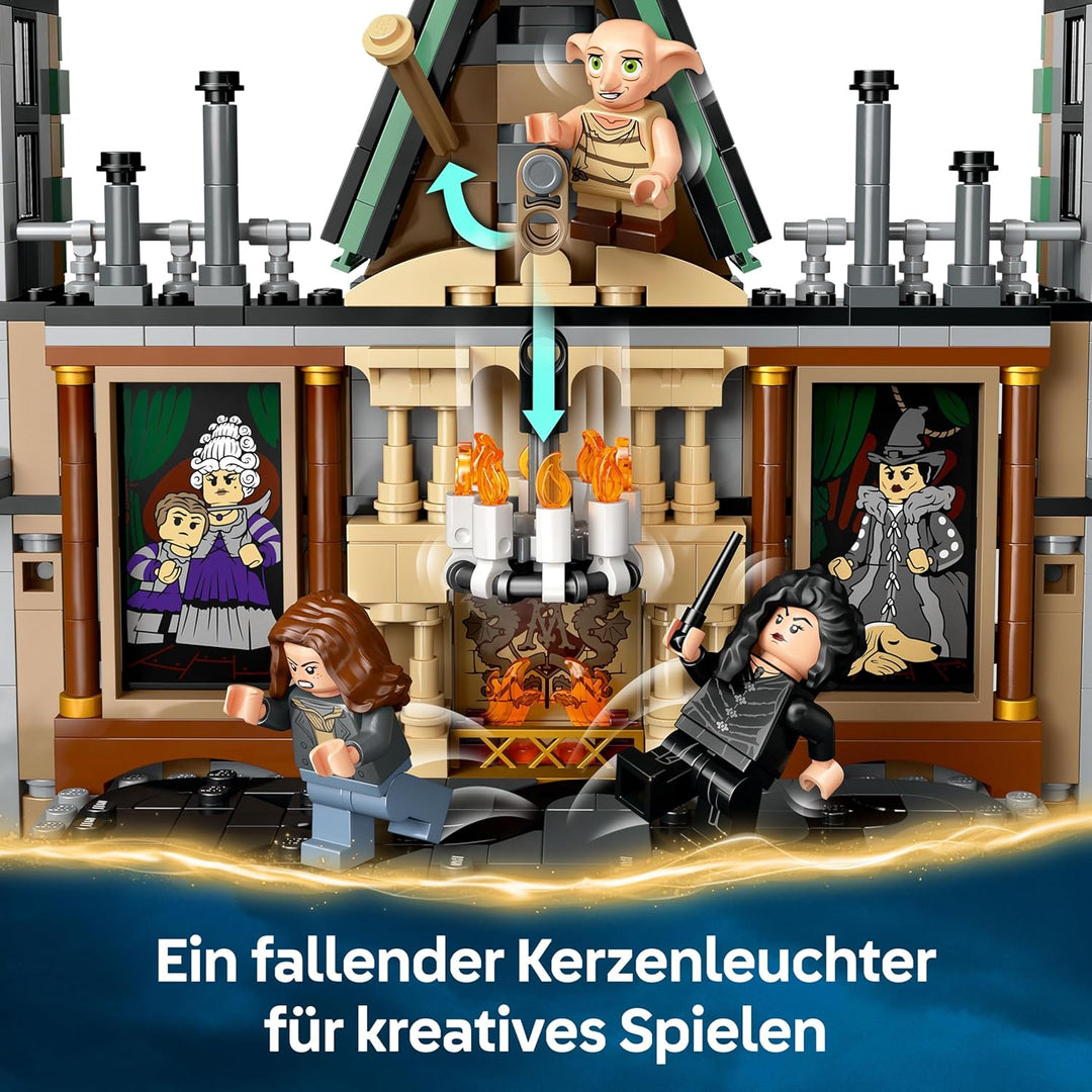 LEGO Harry Potter Landsitz der Familie Malfoy, Fantasy Spielzeug zum Sammeln und Ausstellen, Geschen