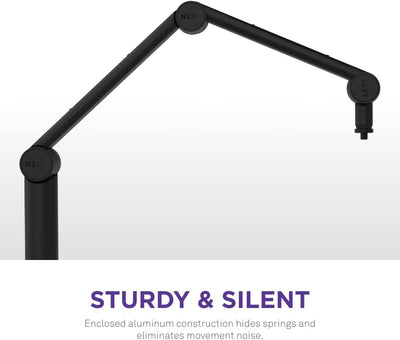NZXT Boom Arm Mini - AP-BOOMS-B1 - Kleiner Mikrofon-Schwenkarm für Streaming, Content Creation, Podc