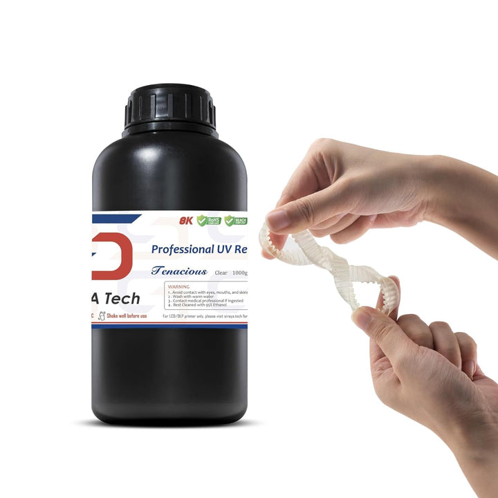 Siraya Tech Tenacious 3D-Druckerharz Flexibles 405 nm UV-härtendes Harz mit hoher Schlagfestigkeit S
