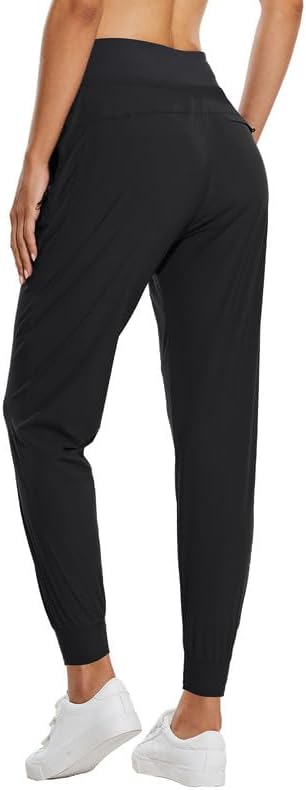 BALEAF Damen Cargo Jogginghose Leichte Wanderhose Atmungskativ Schnelltrocknend Workout Lounge Casua