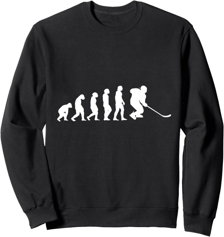Eishockeyspieler Evolution Eishockey Ice Hockey Geschenk Sweatshirt
