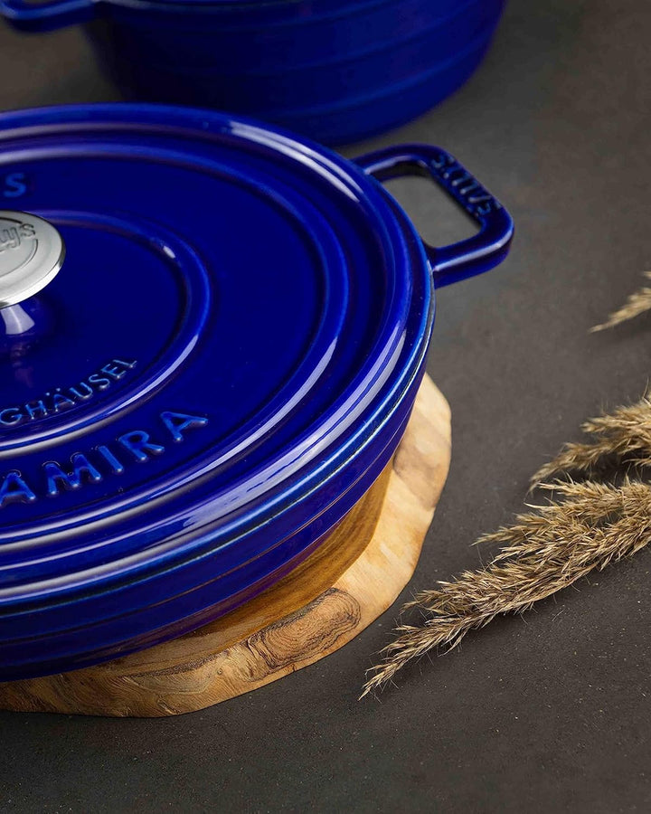 Sallys 'Samira' Deluxe Gusseisentopf - Robustes und Hochwertiges Kochjuwel für Perfektes Garen - für