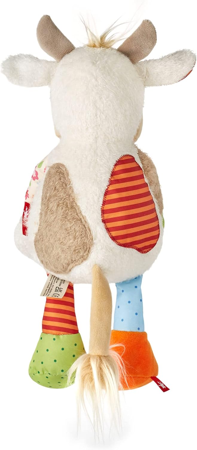 SIGIKID 42839 Stofftier Kuh Patchwork Sweety Kuscheltier zum Spielen & Schmusen aus weichem Material