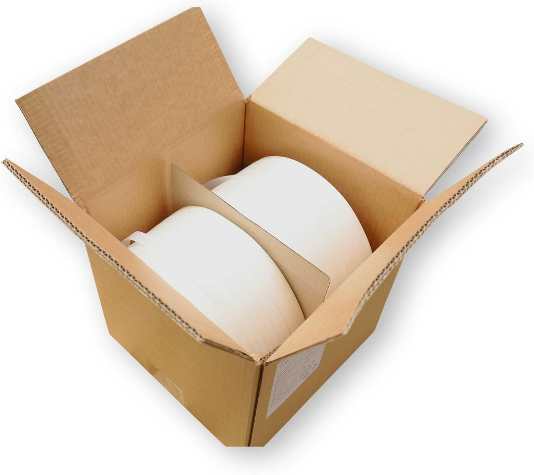 6 ROLLEN x 400m | 19mm Polyester Umreifungsband | 975kg Bruchlast | Polyesterband für optimale Ladun