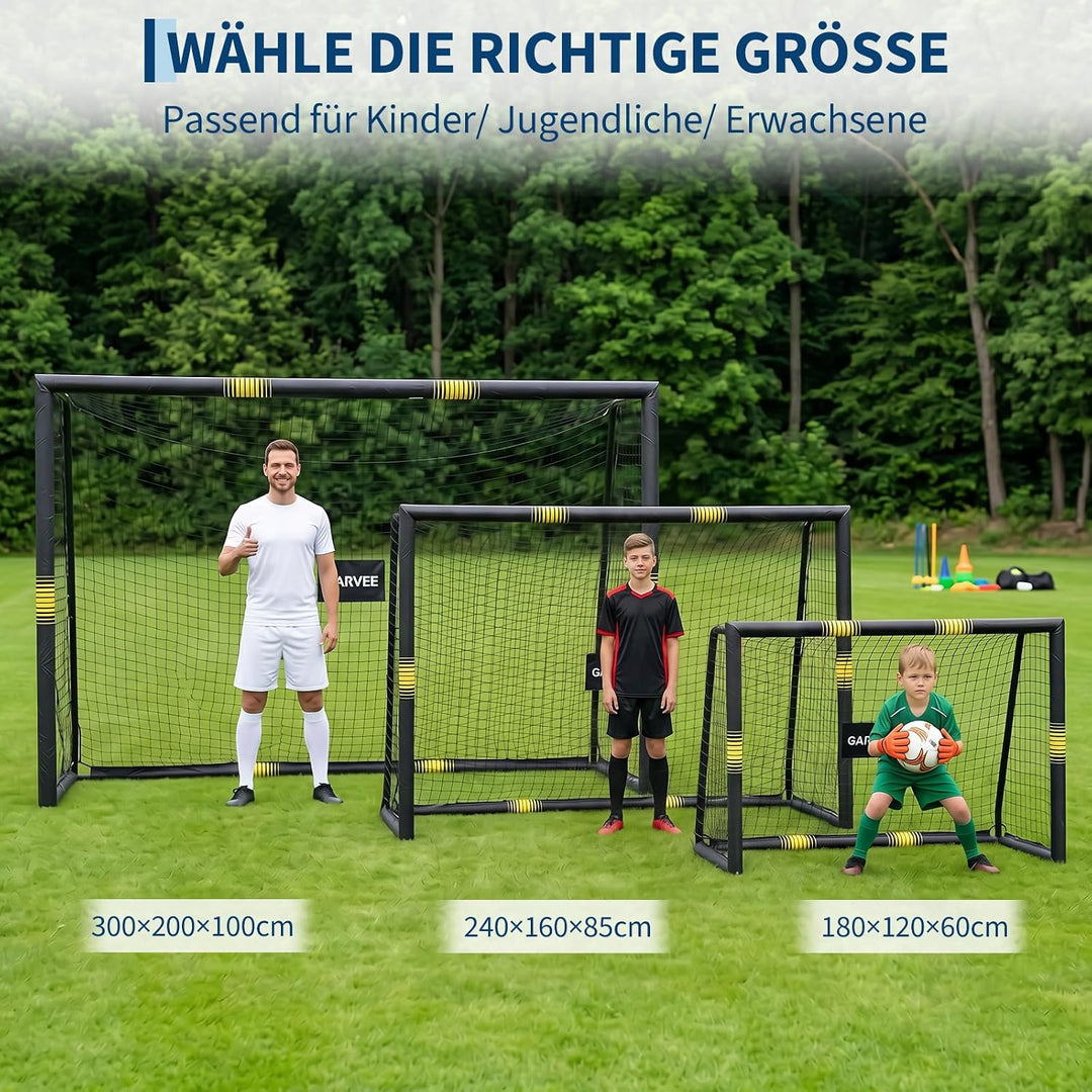 Fussballtore Für Garten Kinder Erwachsene Mit Rundum Polsterung &amp; Aufprallschutz - Fussballtor Wette