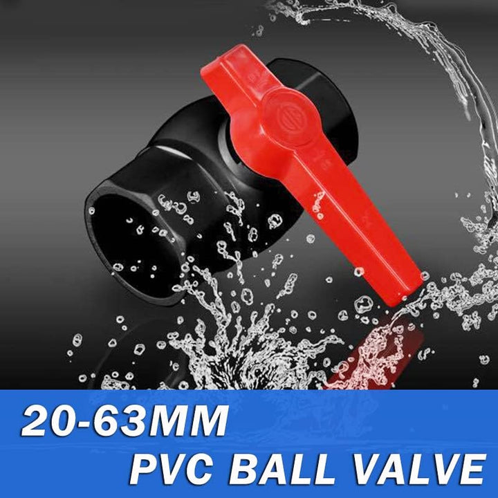 PVC Kugelhahn Wasserzulaufventil Kompaktes U weibliches Zwei-Wege-Gewinde Wasserzulaufventil zur Ste