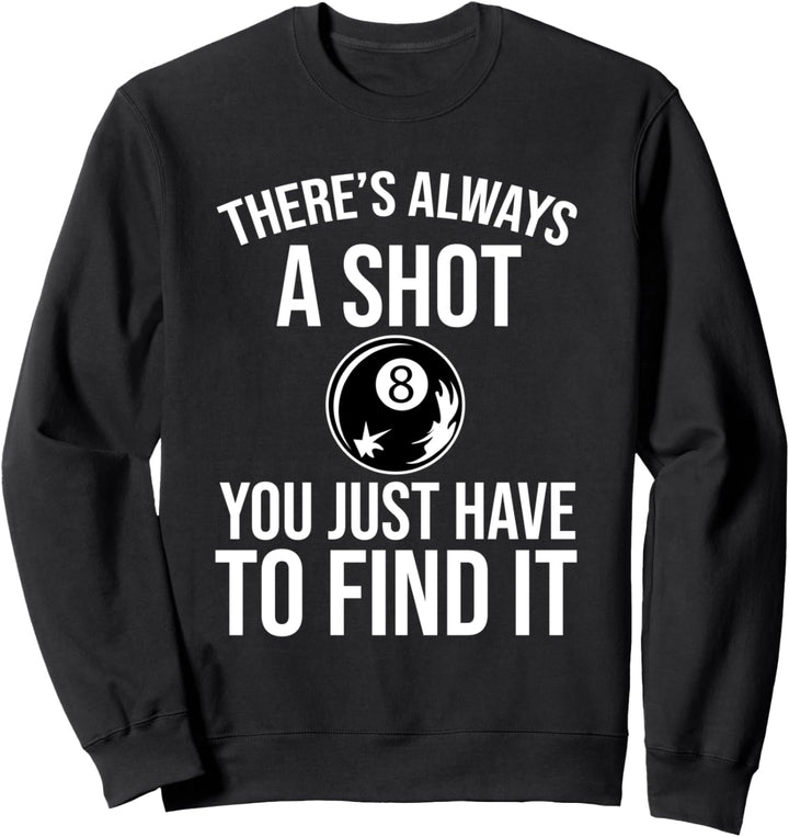 Billard Pool Spieler Billardttisch - 8-Ball Billardspieler Sweatshirt