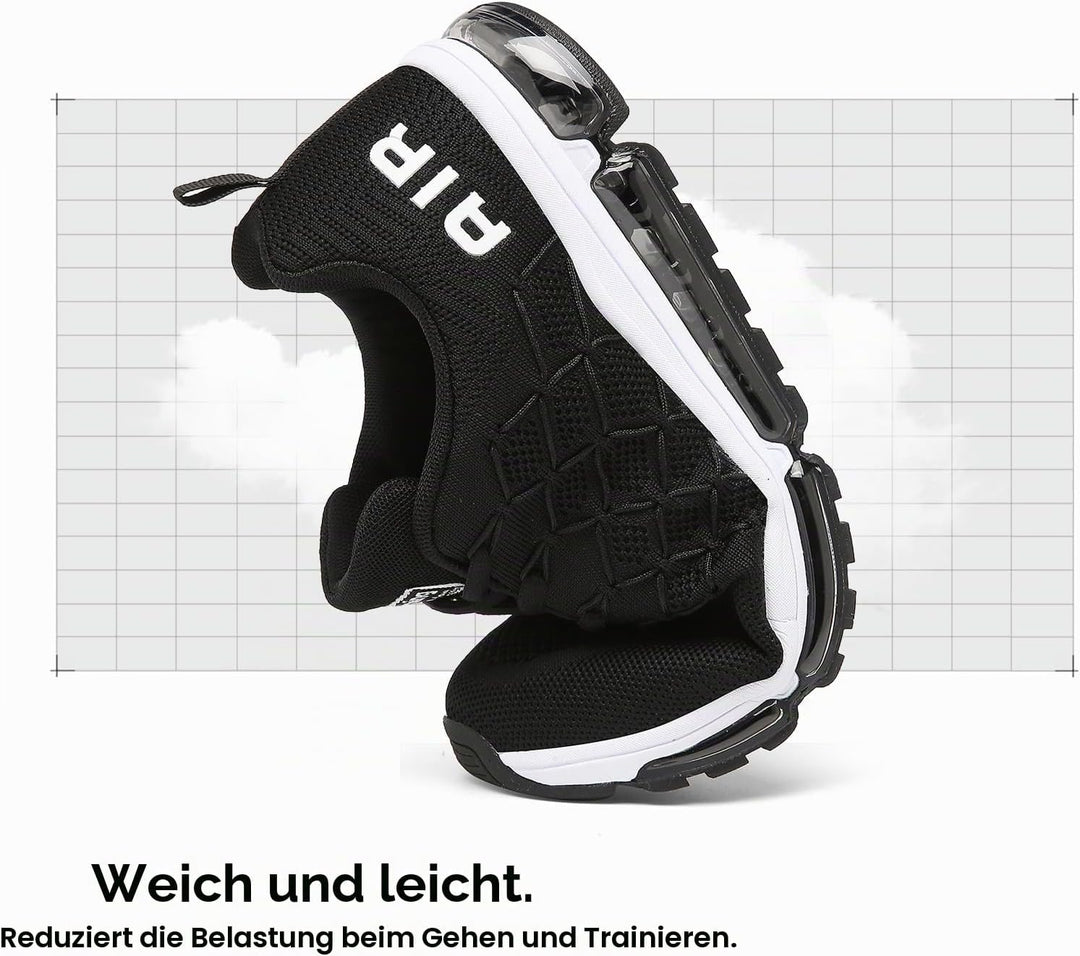 frysen Herren Damen Sportschuhe Laufschuhe mit Luftpolster Turnschuhe Profilsohle Sneakers Leichte S