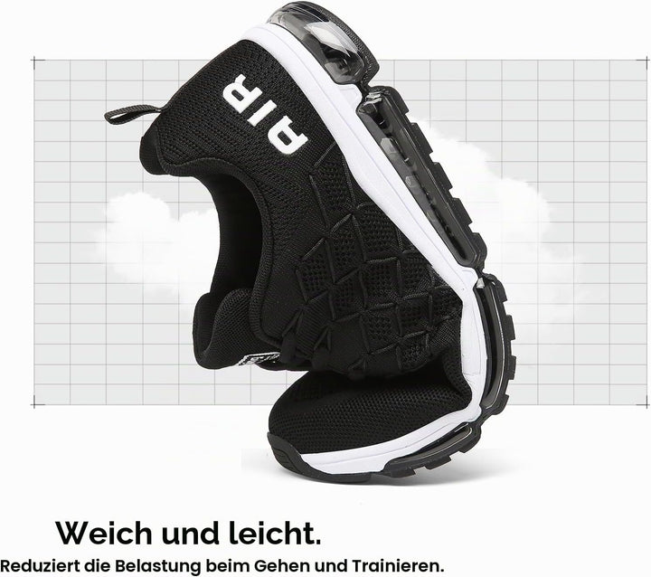 frysen Herren Damen Sportschuhe Laufschuhe mit Luftpolster Turnschuhe Profilsohle Sneakers Leichte S