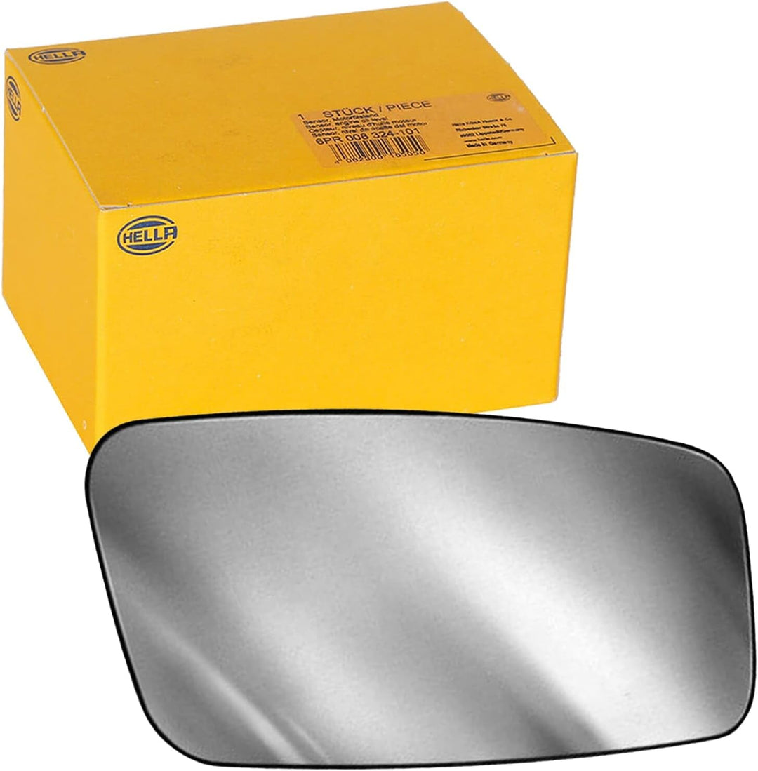 HELLA - Spiegelglas, Aussenspiegel - Breite: 161.7mm - Höhe: 253.5mm - beidseitig - 9EY 562 033-003