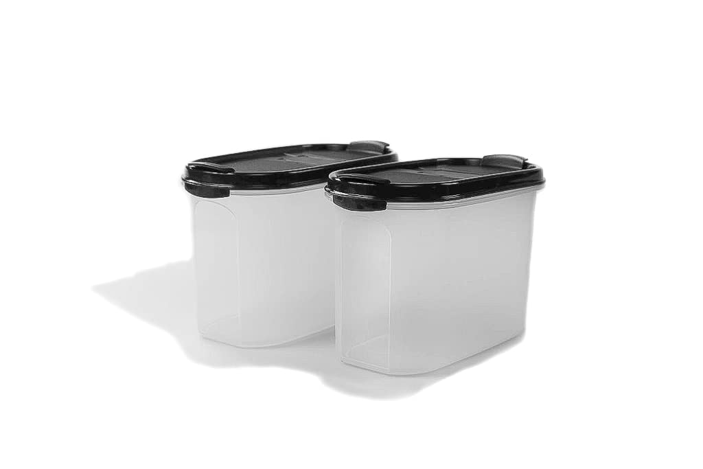 Tupperware Eidgenosse 1,1 L schwarz mit Schütte Vorratsdose Vorrat Dose Modular (2)