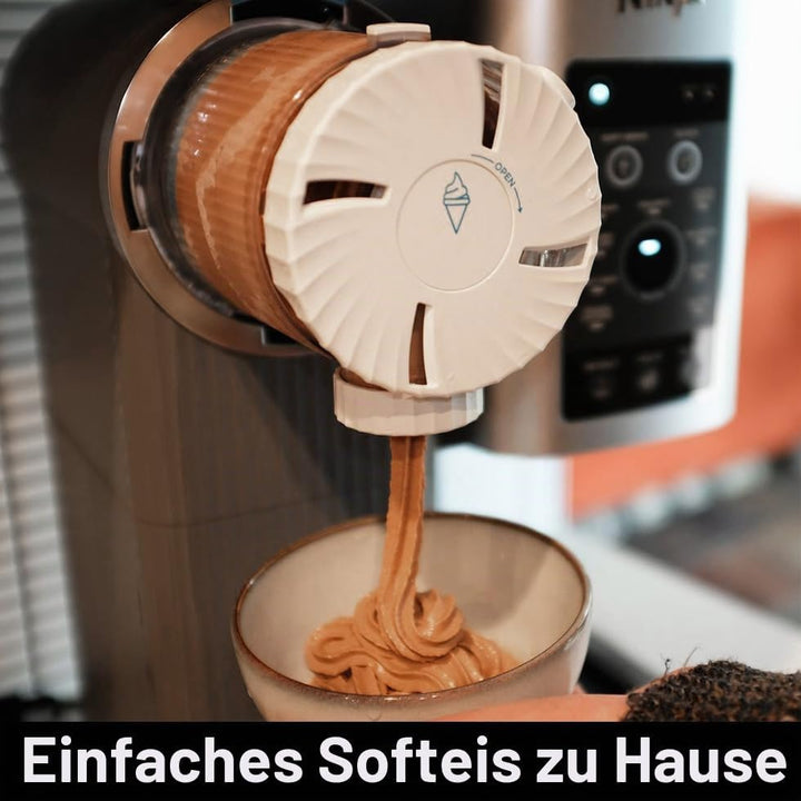 4 Stück Ersatz Behälter Kompatibel mit Ninja Swirl by CREAMi Softeis Eismaschine NC701EU NC701 NC700