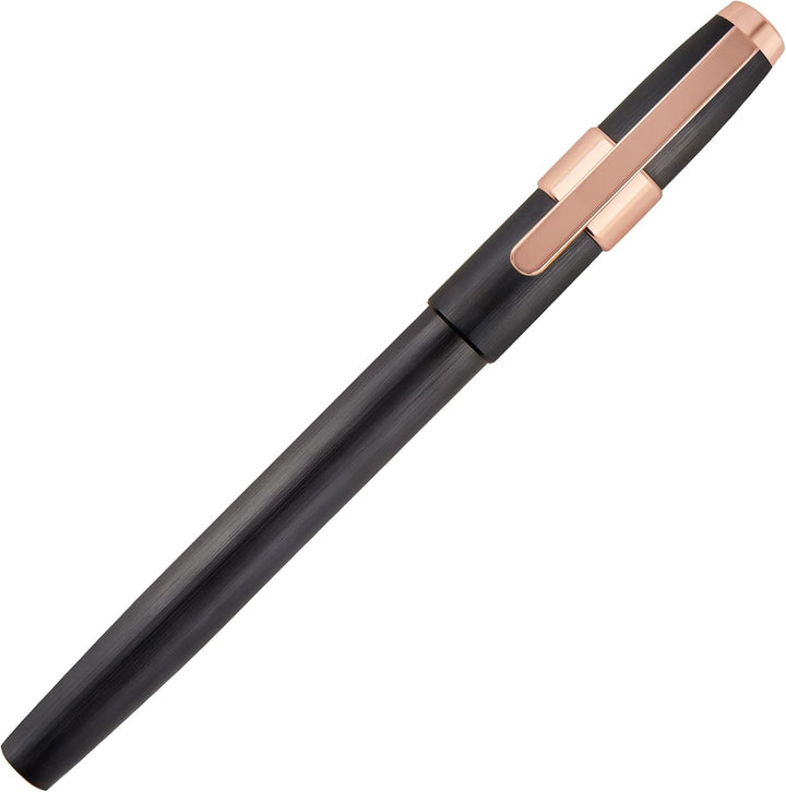 Cerruti 1881 Tintenroller Block (Brushed Black), Brushed Black