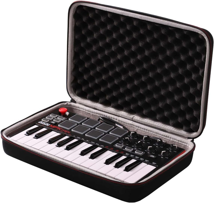 LTGEM Tragetasche für Akai Professional MPK Mini MKII & MK3 & MPK Mini Play | 25 USB Tasten und Keyb
