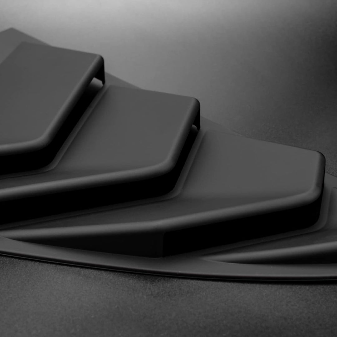 KUNGKIC Rear Side Window Louvers,Air Vent Scoop Louvers for Tesla Model 3 2017-2024,Window Scoop Lou