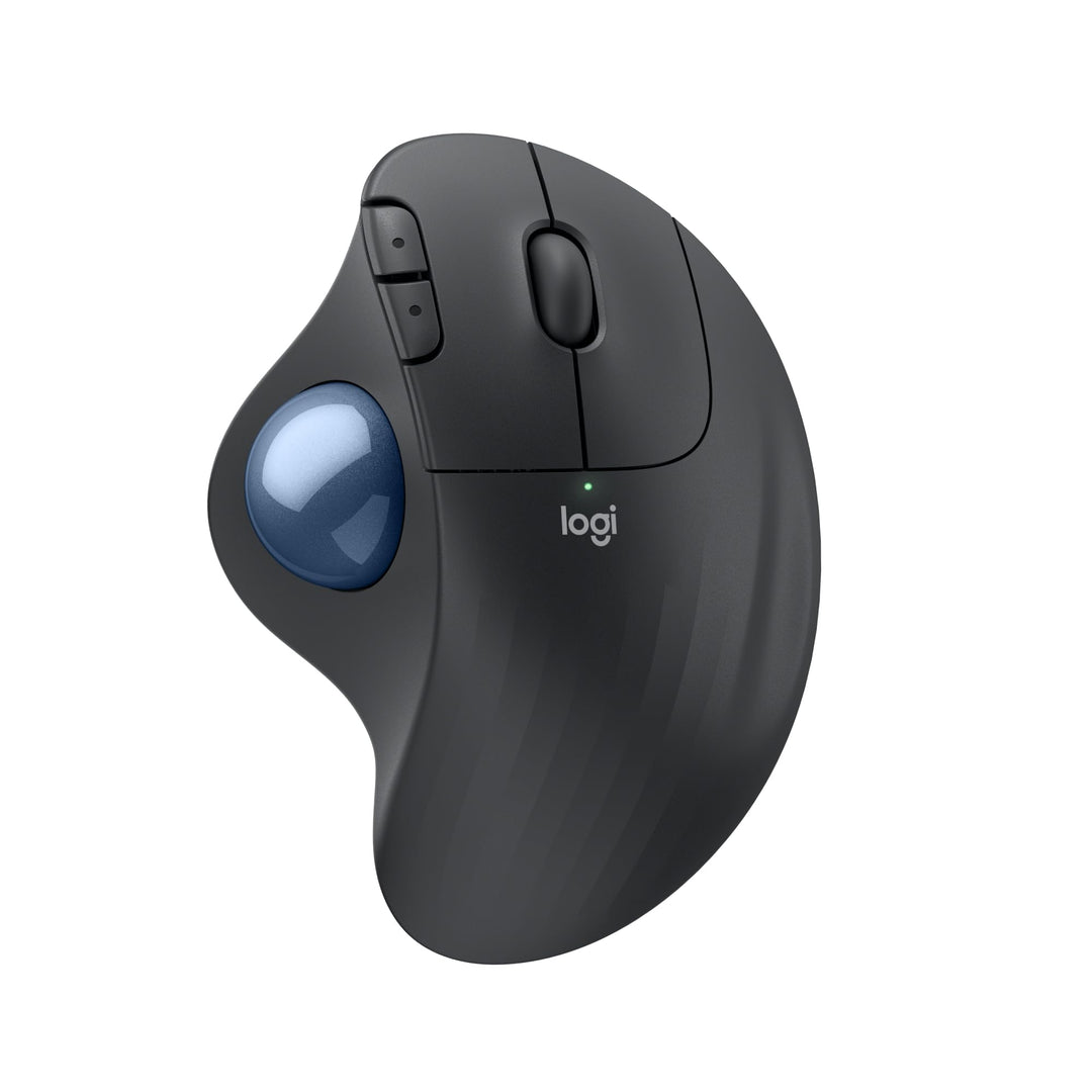 Logitech ERGO M575S kabellose Trackball-Maus, kabellose ergonomische Maus mit Bluetooth und verschlü