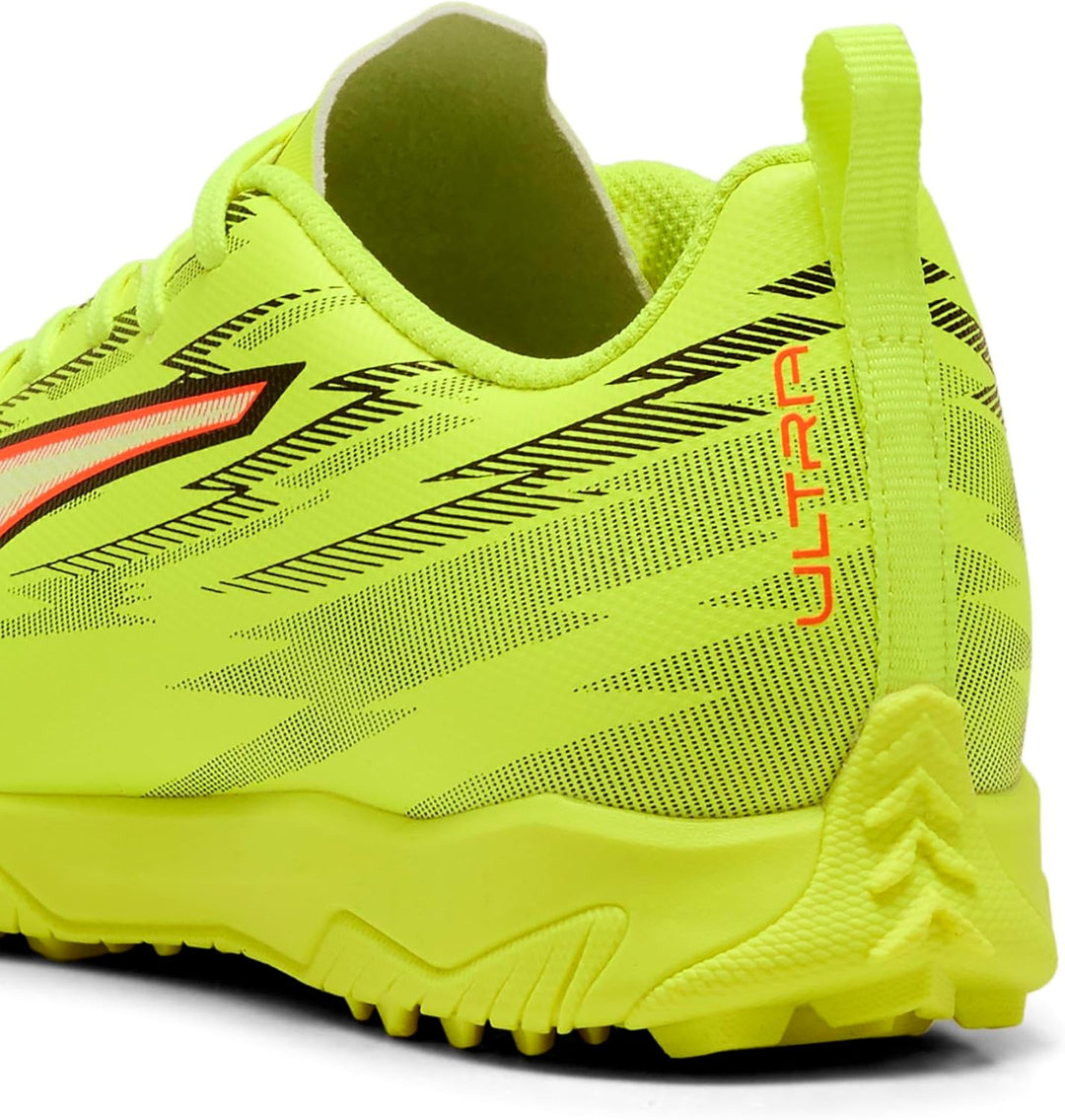 Puma Unisex Kinder Ultra 5 Play Tt JrSoccer Shoe 38.5 EU Yellow Alert Puma Black Glowing Red, 38.5 E