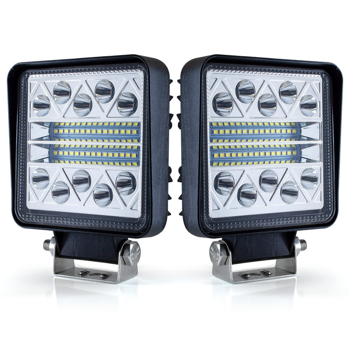 2Pcs onderdrukte werklamp Tractor 102W 12 volt led Spotlight auto 15000LM geleid achteruitrijlicht,