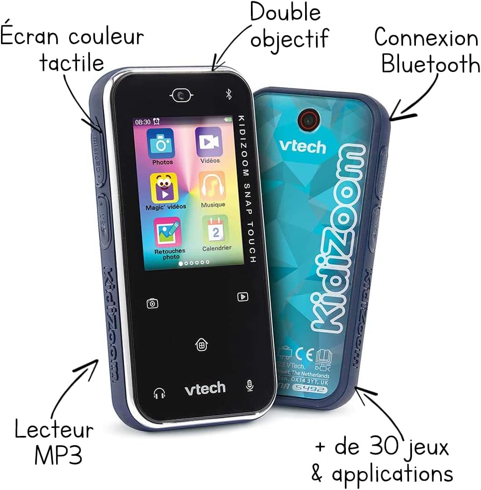 VTech 549275 Enfant kinderkamera, blau, M