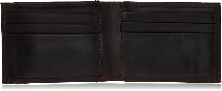 Carhartt Herren-Geldbörsen aus strapazierfähigem Leder, in Mehreren Stilen erhältlich Dunkelbraun, D