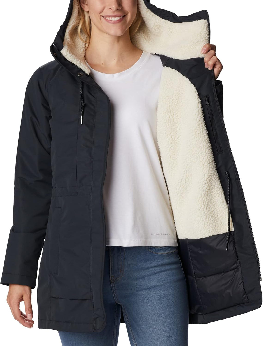 Columbia Damen South Canyon Sherpa Lined Jacket Winterjacke XS BLACK (NEW COLLECTION), XS BLACK (NEW