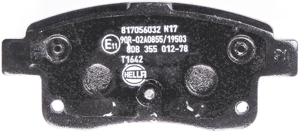 HELLA PAGID 8DB 355 012-781 Bremsbelagsatz - T1642 - Dicke/Stärke: 17.3mm - Bremssystem: Bosch - ink