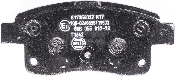 HELLA PAGID 8DB 355 012-781 Bremsbelagsatz - T1642 - Dicke/Stärke: 17.3mm - Bremssystem: Bosch - ink