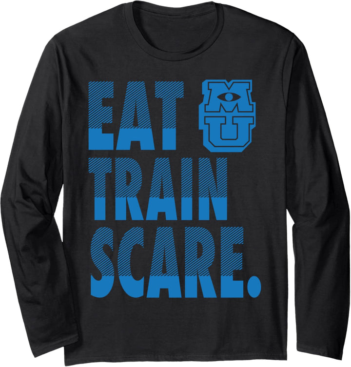 Disney Pixar Monsters University Eat Train Scare. Langarmshirt
