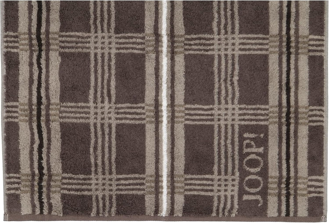 JOOP! Saunatuch Checks Checked 1685 | 36 graphit - 80 x 200