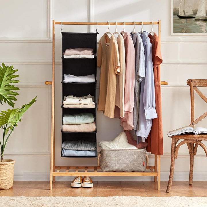 Lifewit 2 Stück Hängeregal, Schrank Organizer, Hängesystem Kleiderschrank, Hängeaufbewahrung aus Sto