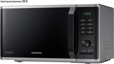 Samsung MG2AK3515AS/EG Mikrowelle mit Grill, 800 W, 23 ℓ Garraum, 48,9 cm Breite, Quick Defrost, 27