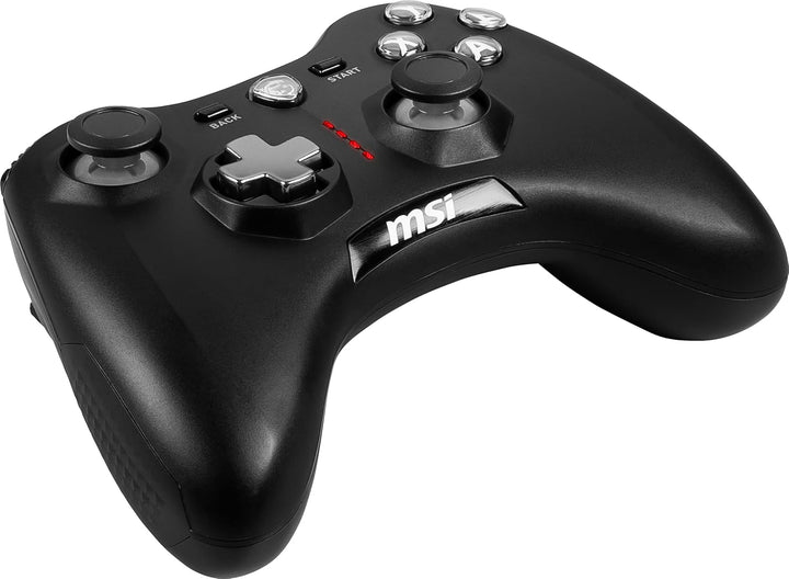 MSI Force GC20 V2 Kabelgebundener PC-Gamepad Controller - austauschbare D-Pad-Abdeckungen, Zwei Vibr