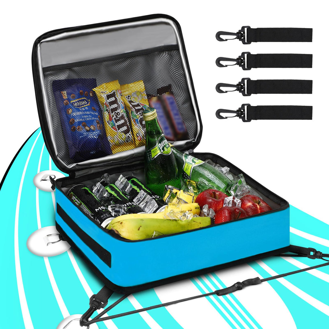 Paddle Board Kühltasche, wasserdichte Surf Sup Deck Kühltasche, isoliert, auslaufsicher, 10 Dosen, S