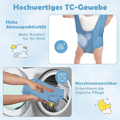 COSTWAY Baby Türhopser längenverstellbar, Tür Schaukel, Türrahmen Jumper inkl. Türklammer, Lauflernh