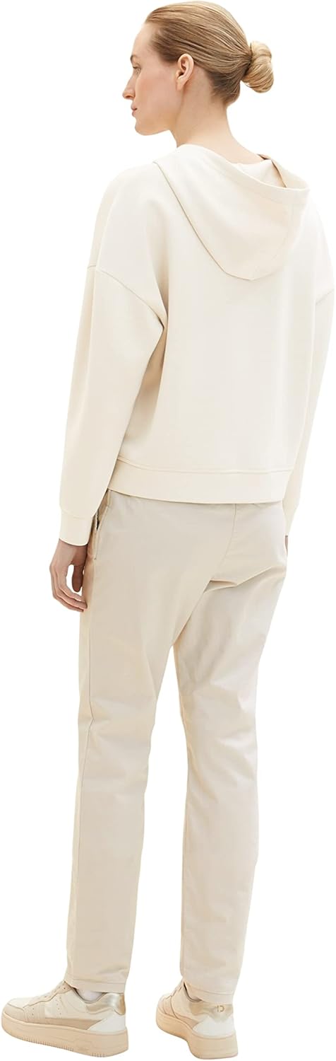 TOM TAILOR Damen Chino Slim Fit Hose 34W / 30L 12365 - Dusty Beige, 34W / 30L 12365 - Dusty Beige
