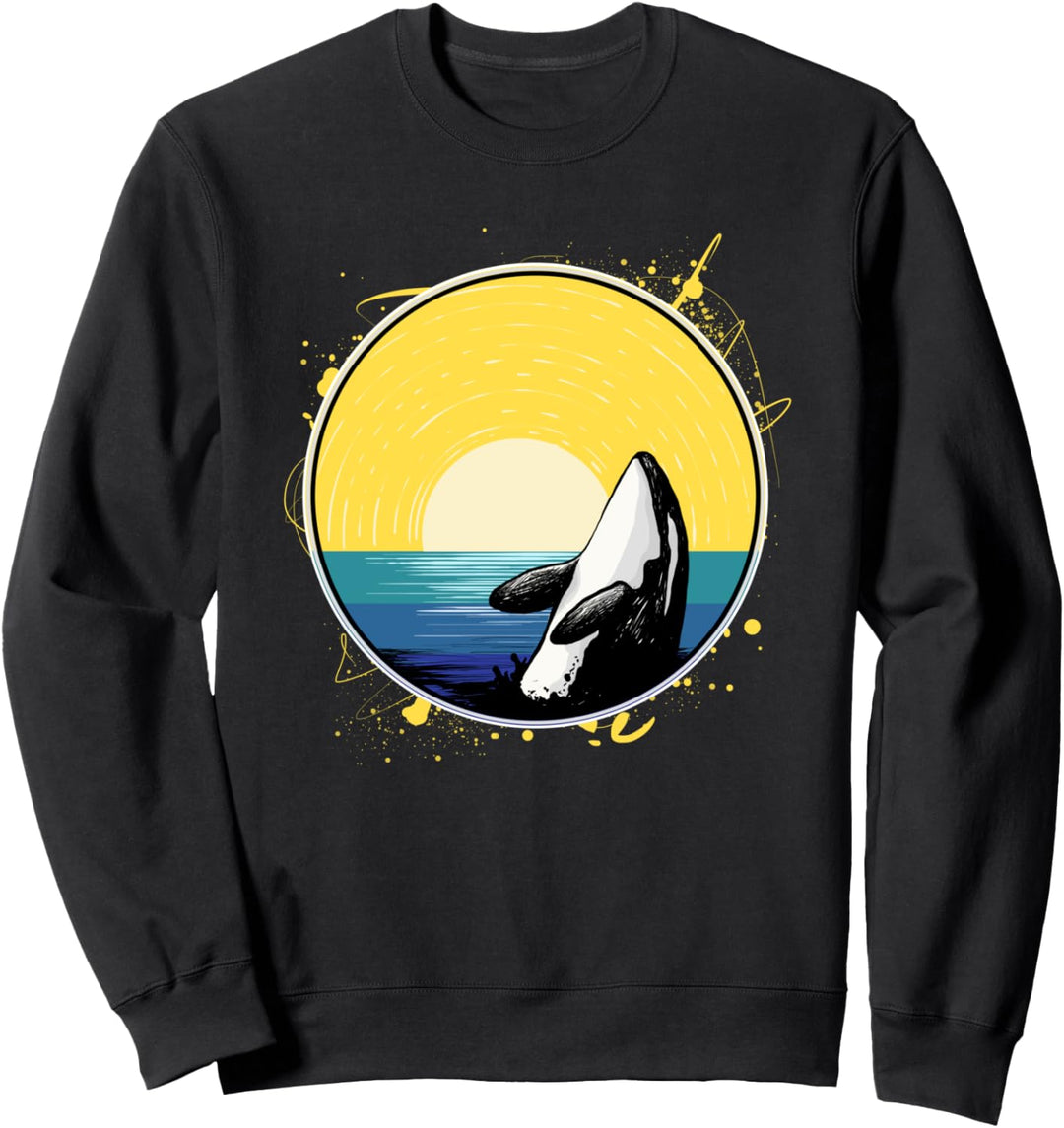 Killerwal Orca Save The Whales Geschenk Sweatshirt