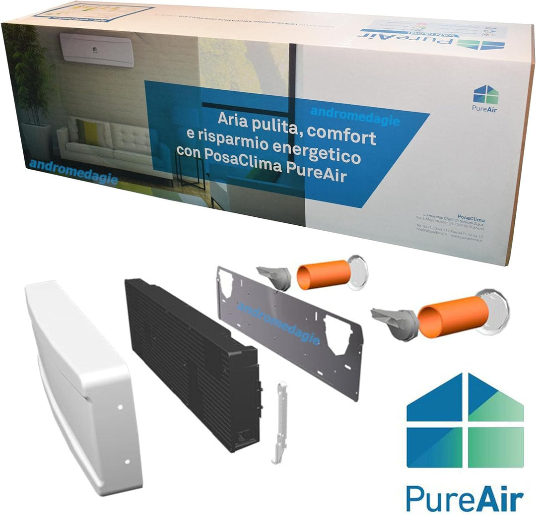 VMC POSACLIMA PUREAIR Dezentrales gesteuertes mechanisches Lüftungssystem mit Wärmerückgewinnung