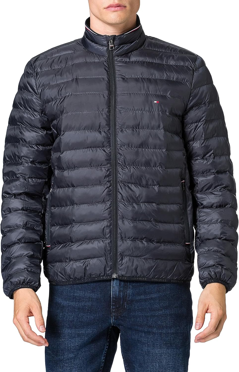 Tommy Hilfiger Herren Jacke Übergangsjacke XL Blau (Desert Sky), XL Blau (Desert Sky)