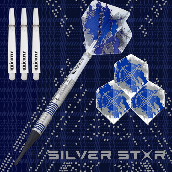 Unicorn Star Soft Dart Gary Anderson 18 g silber, 18 g silber