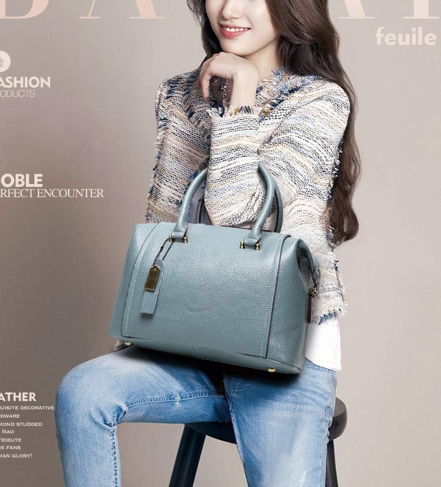 Coolives Damen Tasche Handtasche Henkeltasche aus PU-Leder Boston Umhängetasche Schultertasche Elega