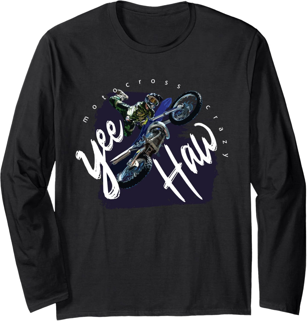 Motocross Motocycle Mx Dirt Bike Langarmshirt