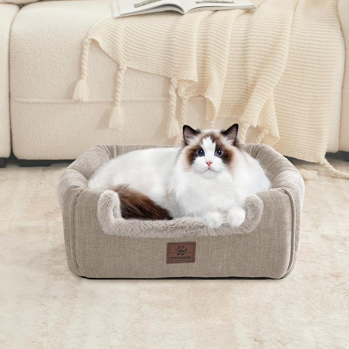 WINDRACING Katzenbett für Indoor-Katzen – Katzenhöhlenbett, Katzenhaus, Katzenzelt mit abnehmbarem,