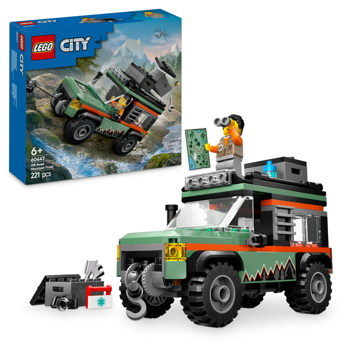 LEGO City Offroad Geländewagen - Bauspielzeug Set für Jungen und Mädchen ab 6 Jahren - Geschenk zum