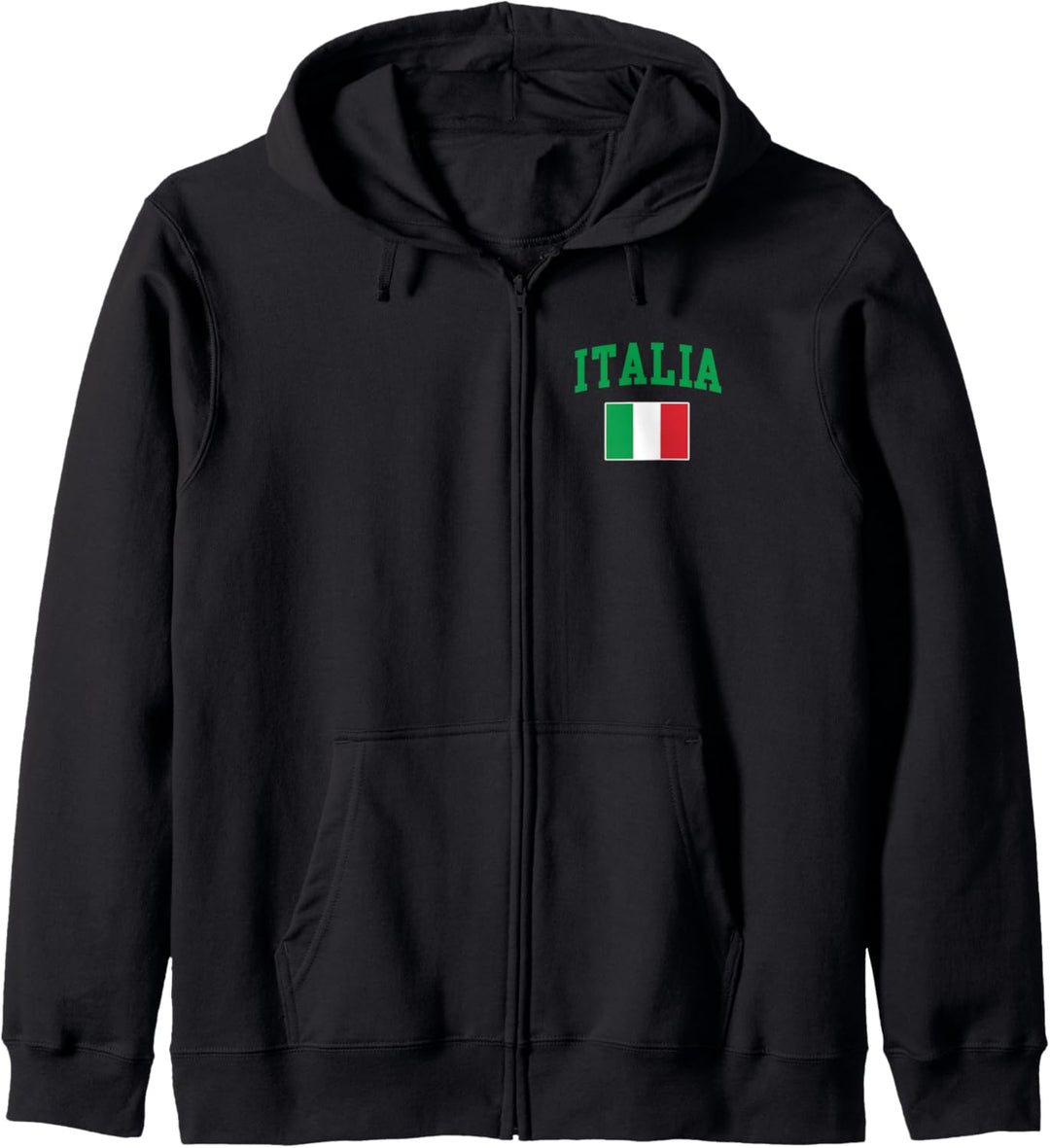 Italienische Flagge, italienisches Erbe für die Familie Kapuzenjacke
