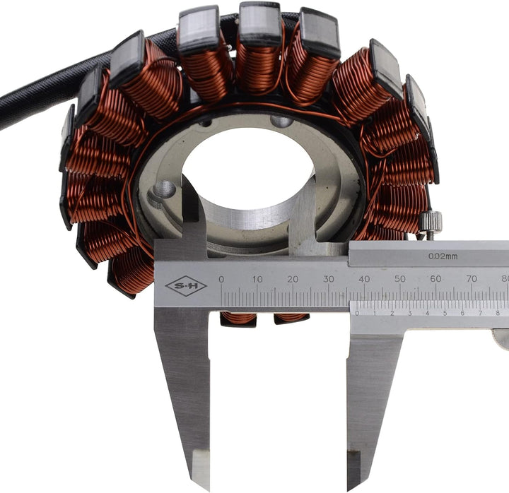 GOOFIT 18 Spule 3 Draht Motorrad Magneto Stator Spule zündung Generator Motorzubehör Ersatz für Suzu