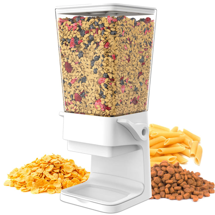 Müslispender mit Kapazität 5L - Spender für Cerealien, Cornflakes, Müsli, Pasta, Trockenfutter - Fut