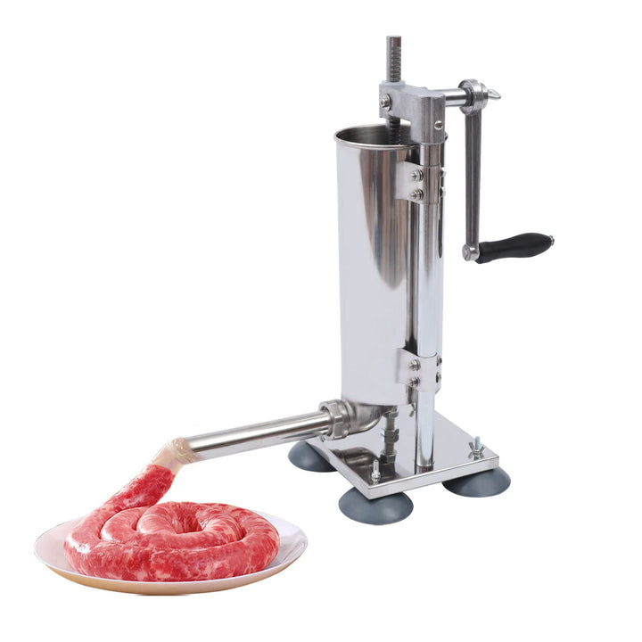 Manuell Wurstfüllmaschine, 3L Wurstfüllmaschine mit 4 Saugnäpfen | 3L Edelstahl Wurstfüller Maschine