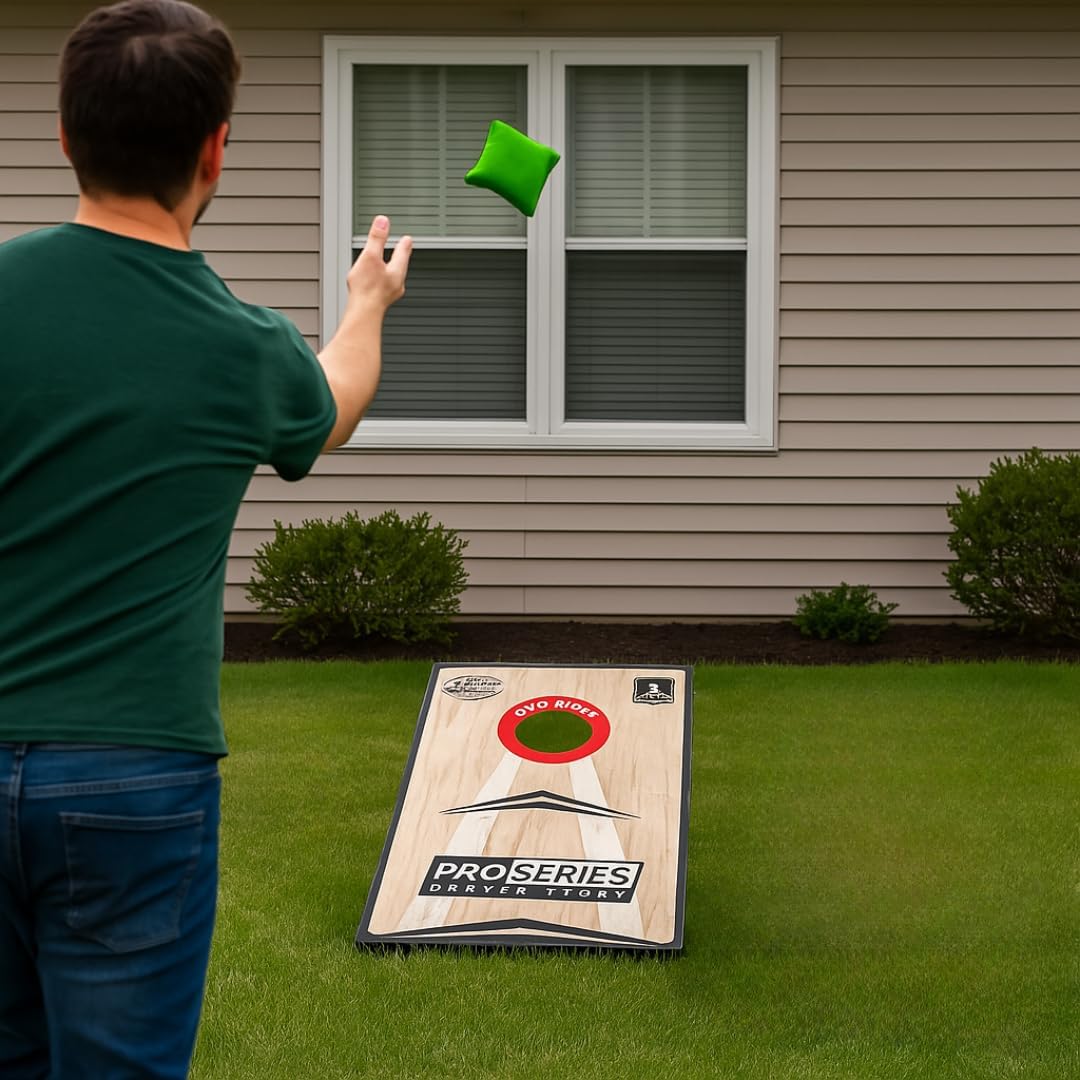 Original Cornhole Bean Bags (8-teilig) 15 x 15 cm 400 g aus Bester Verarbeitung und Besten Materiali